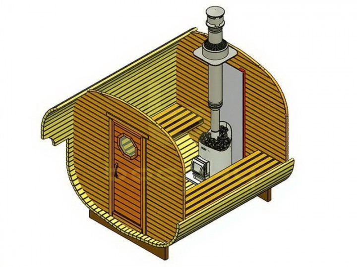 Баня-квадро, 2м