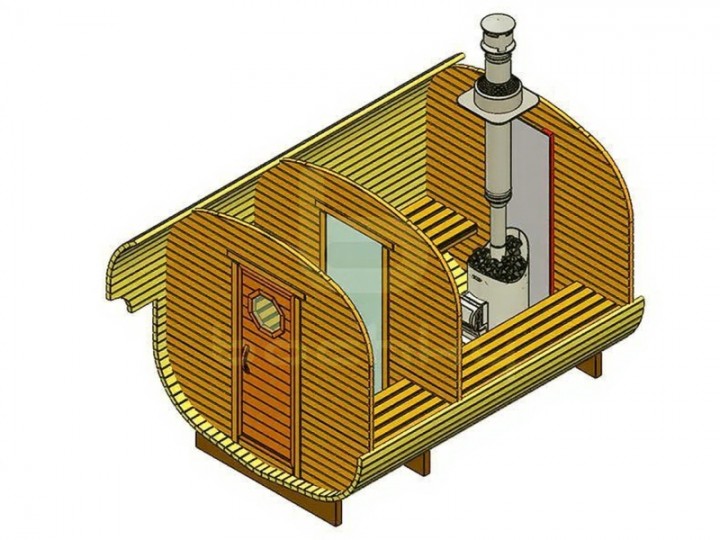 Баня-квадро, 3м